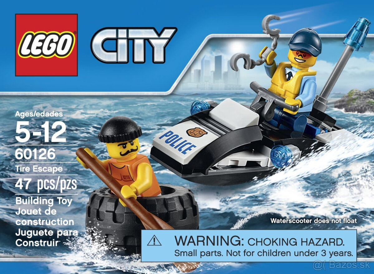 Lego City 60126 Nahanacka na skutri