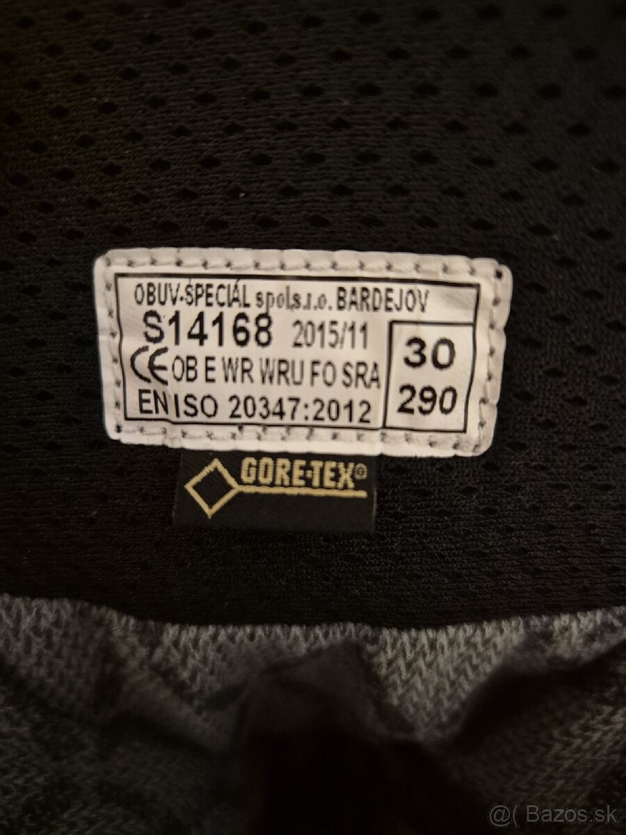 Obuv Goretex