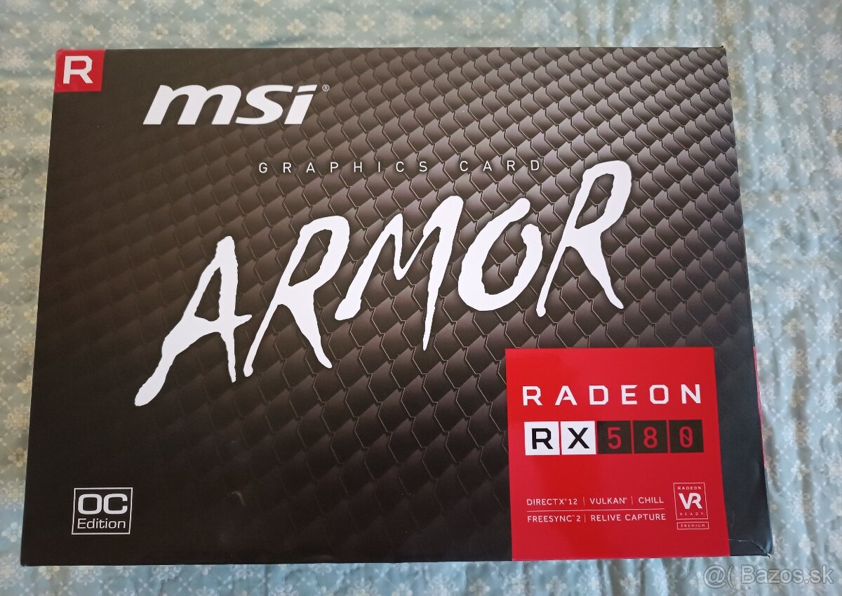 MSI Armor RX 580 OC Edition 8GB