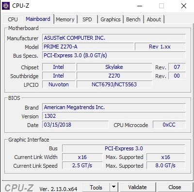 Predam Asus PRIME Z270-A ATX . Socket 1151 , Z270 chipset