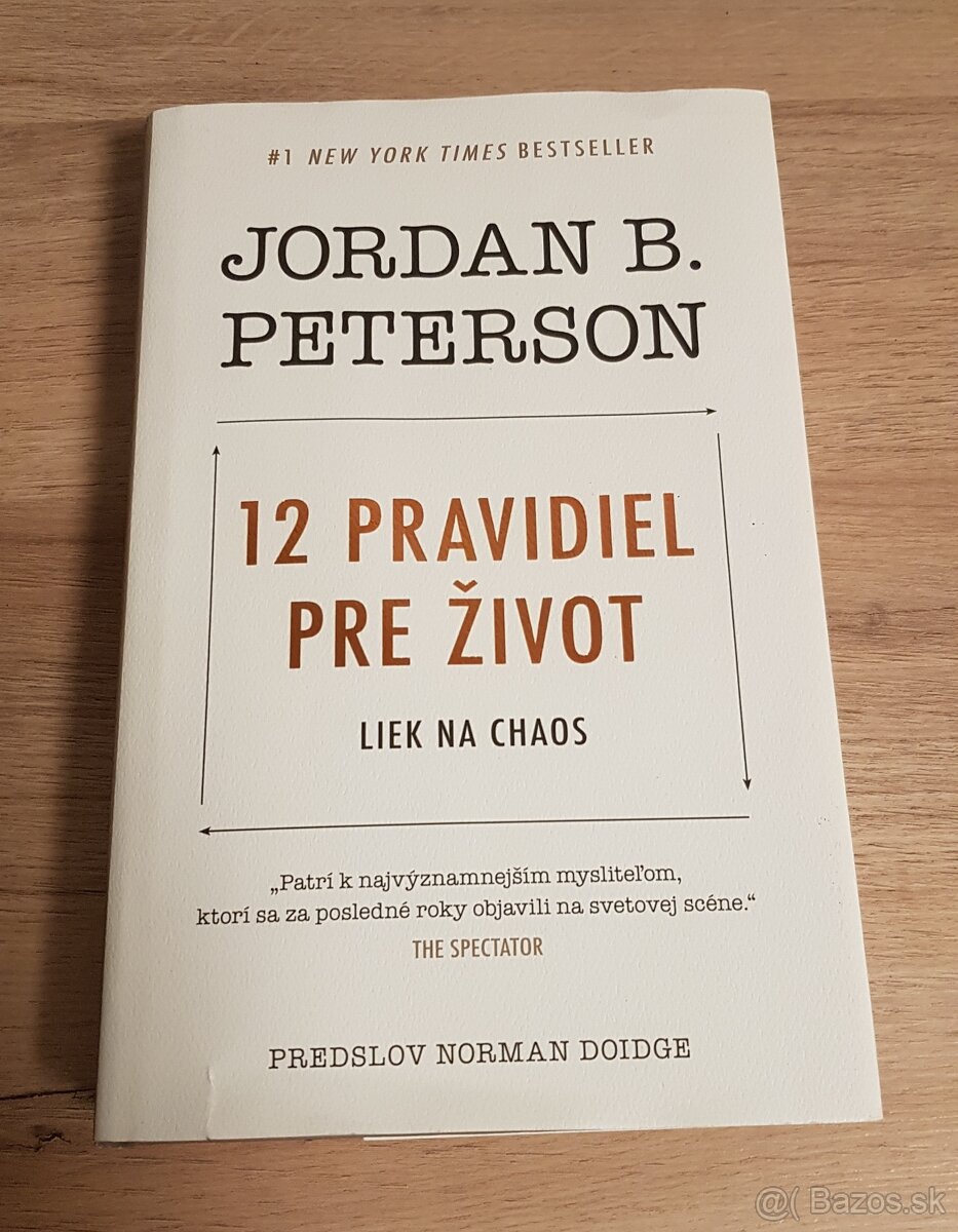 Jordan Peterson 12 pravidiel pre zivot