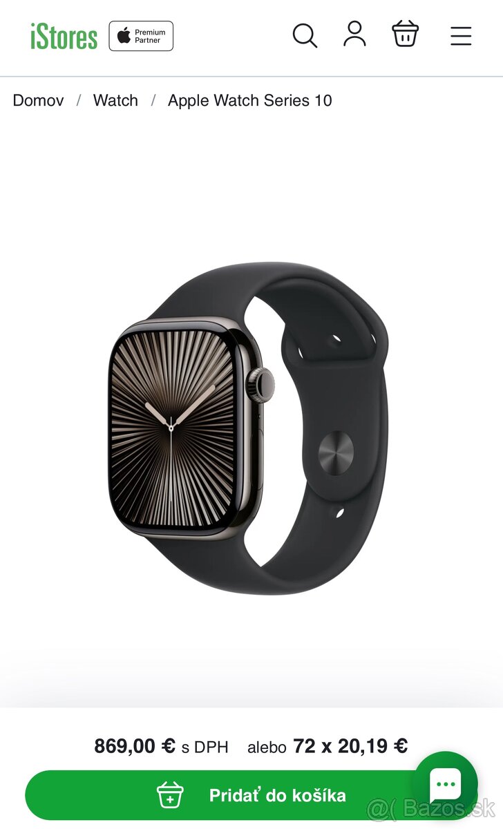 Apple Watch 10 46mm Slate Titanium