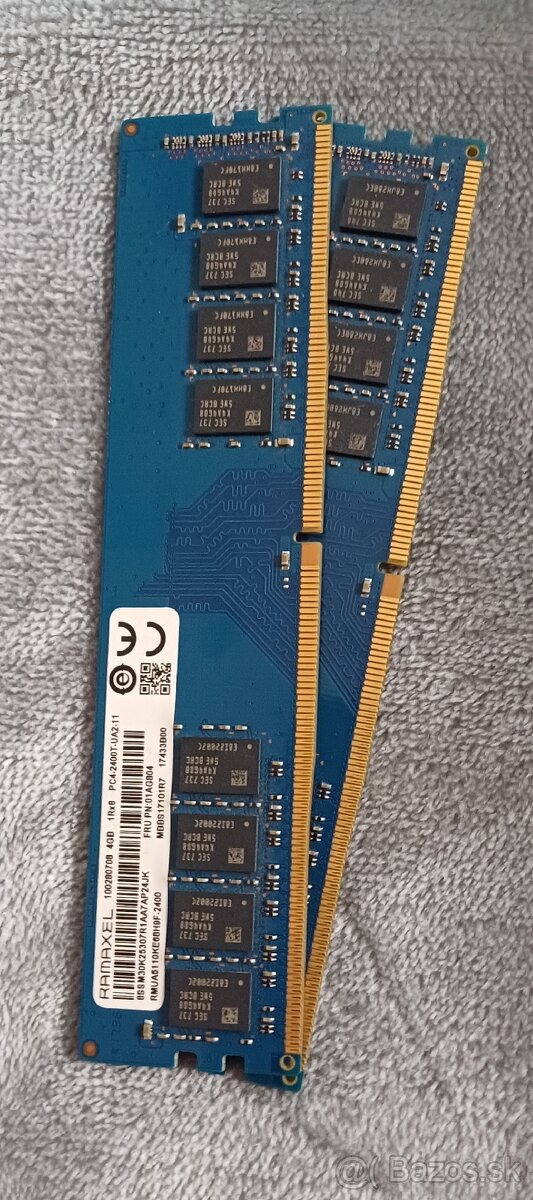 RAM 2X4 GB DDR4 2400MHZ