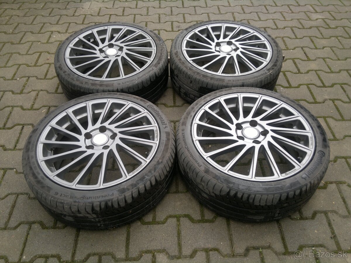 Elektrony Octavia 2 RS Brock 5x112 r18, letne pneu. 225/40 R