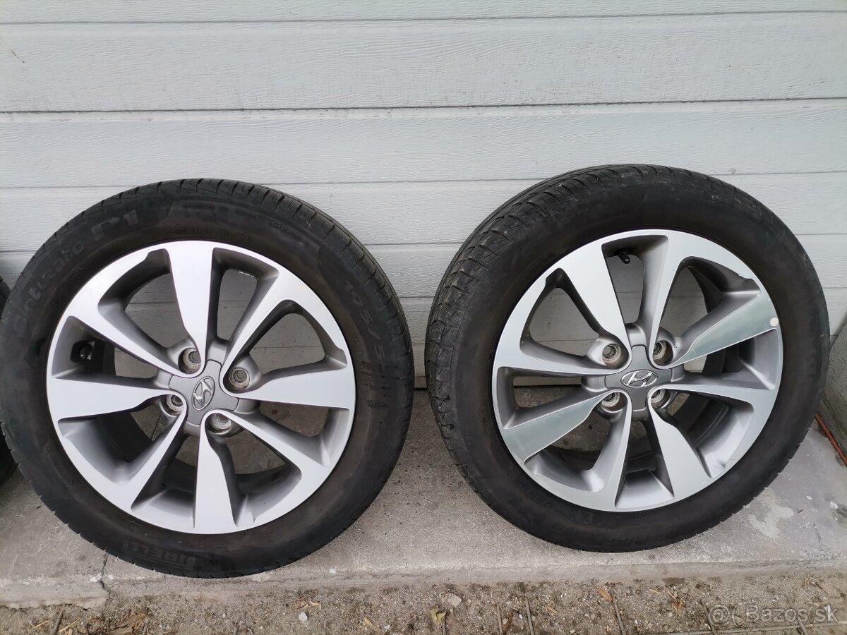 16"ELEKTRONY ORIGINÁL HYUNDAI 5x114,3,LETNE PNEU 195/55R16