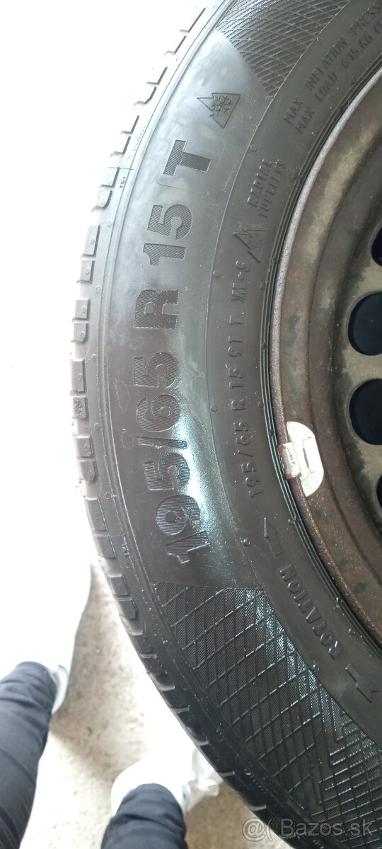 Zimné plechače 5x112 195/65 R15