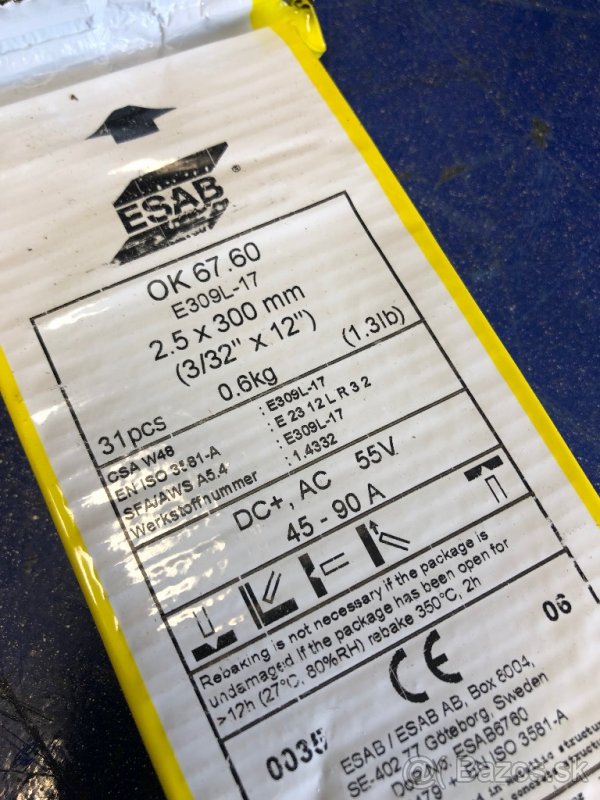 Elektróda ESAB OK 67.60