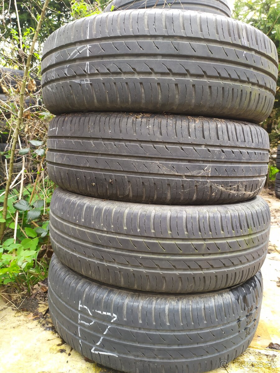 4ks 195/65 R15 Continental letné