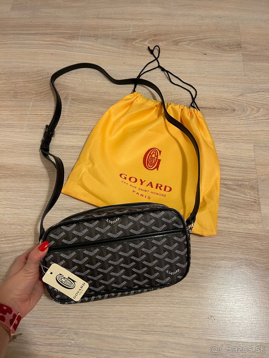 Goyard crossbody kabelka Cap-vert PM - čierna (GO5)