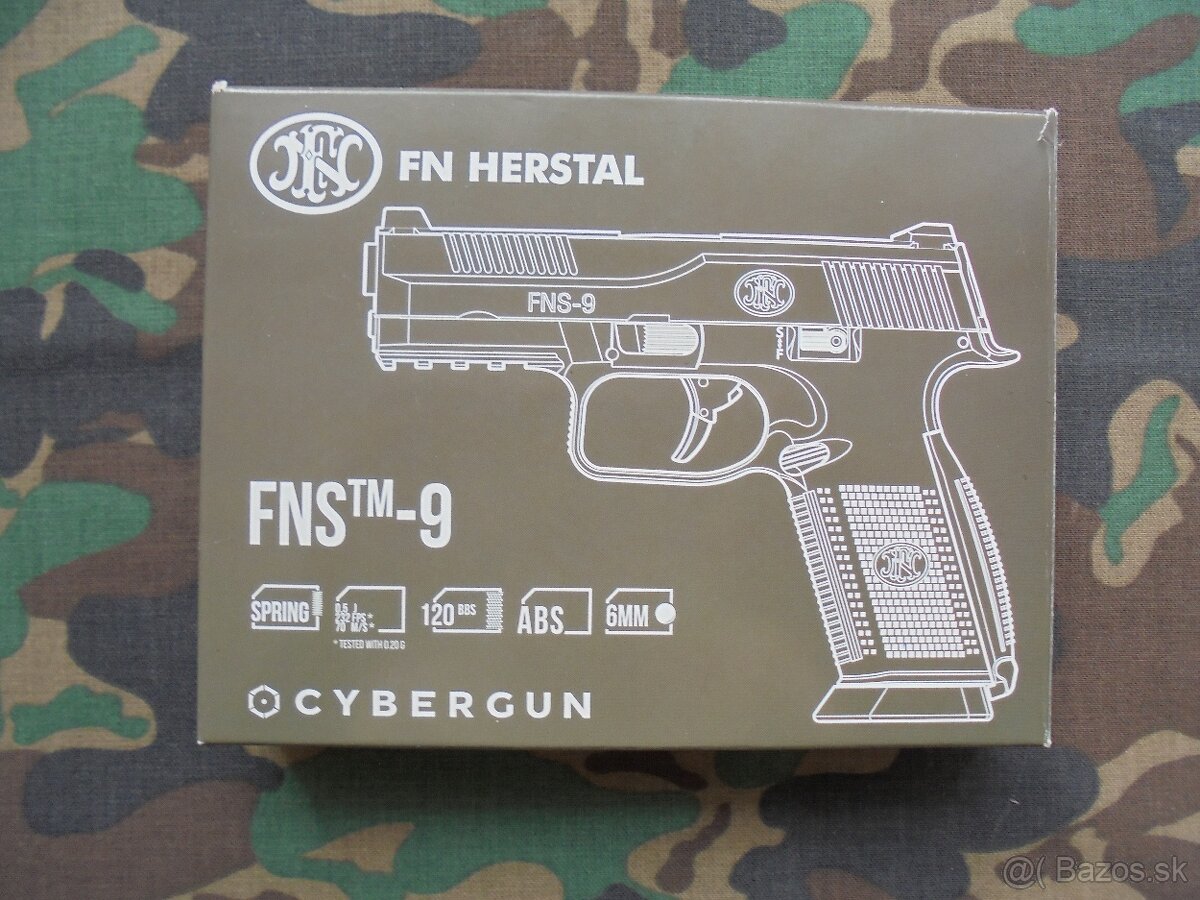 Cybergun FNS-9 manuálna pištol.