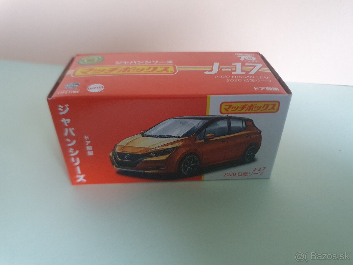 Matchbox Japan Nissan Leaf v oranžovej ()