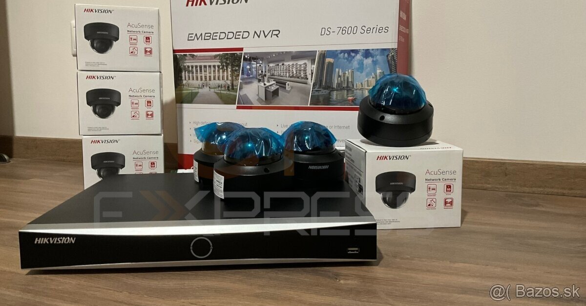 Hikvision set so 4MP DOME kamerami