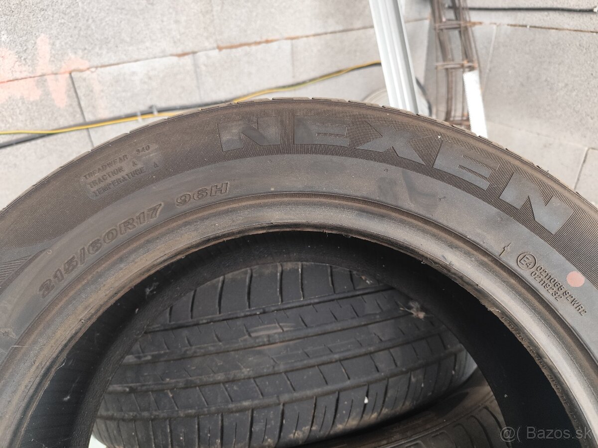 Letné pneumatiky 215/60 R17 96H