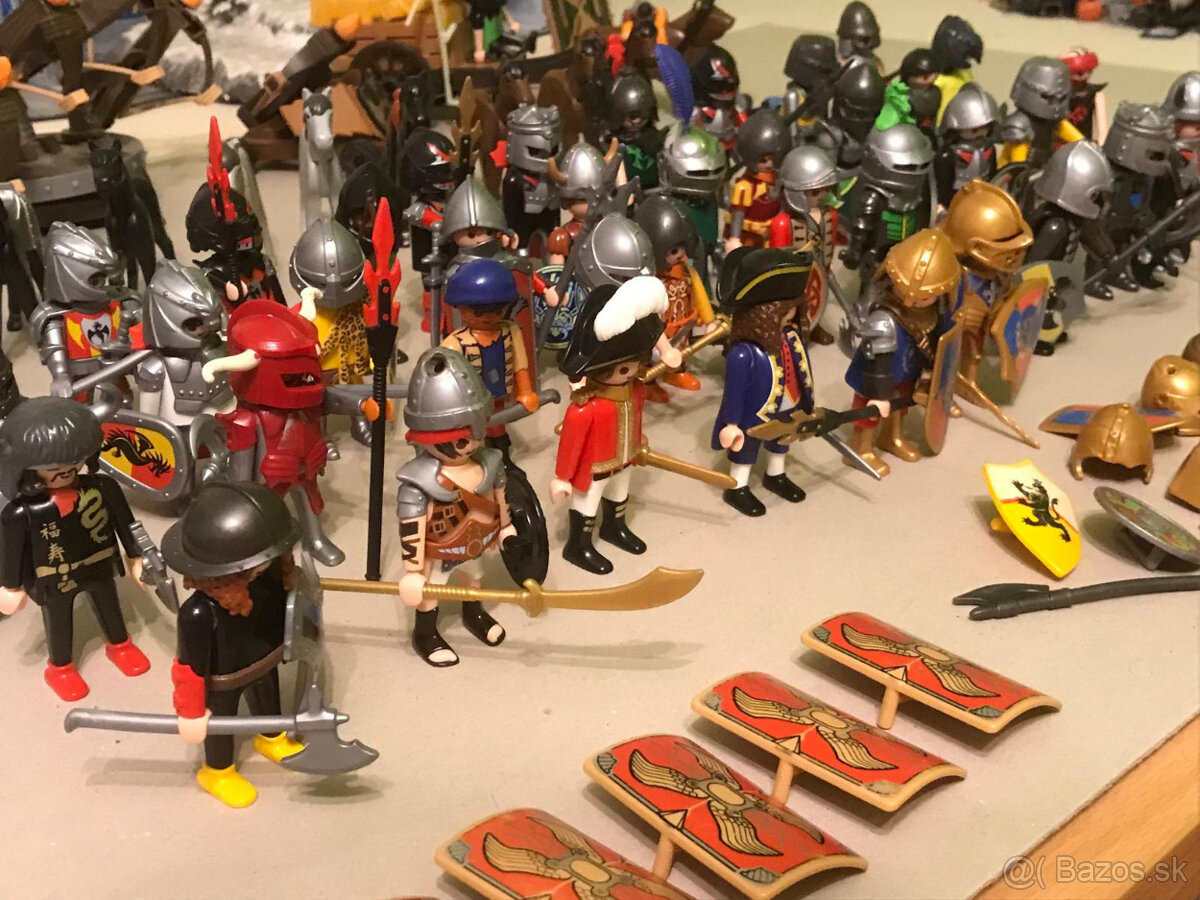 Mnohoročná zbierka playmobil rytierov