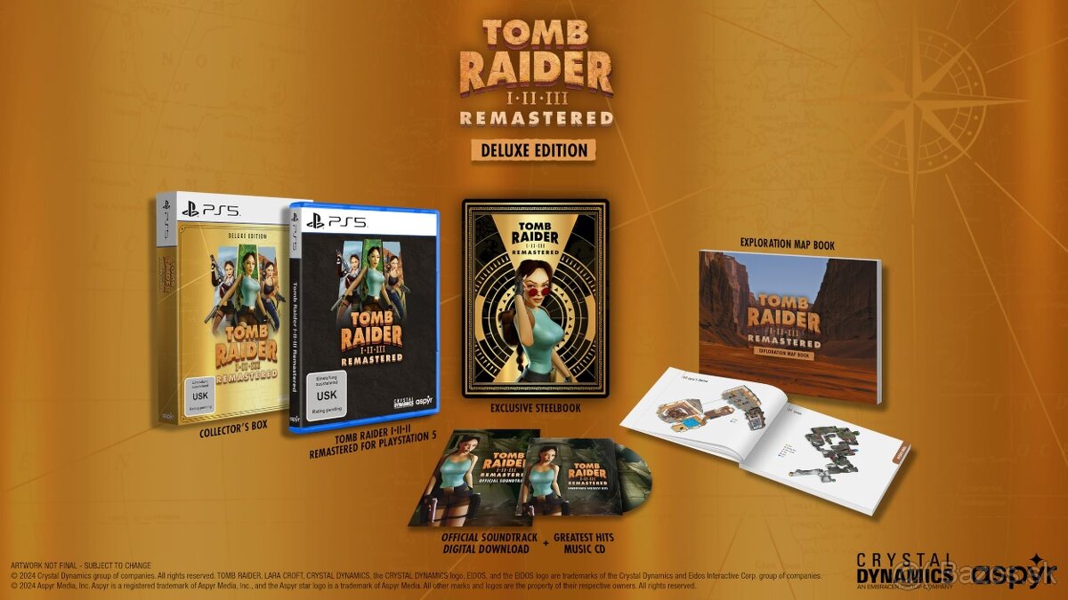 Tomb Raider I-III Remastered Deluxe Edition PS5