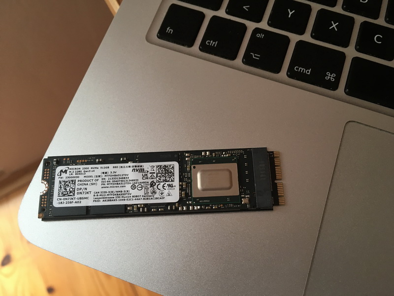 M.2 NVMe PCIe GEN3 SSD Micron 2300 512GB