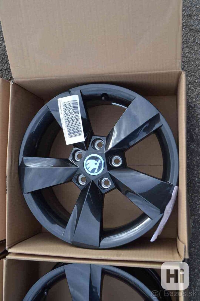 5x112 6Jx16 ET43 - nové disky original ŠKODA model NANUQ