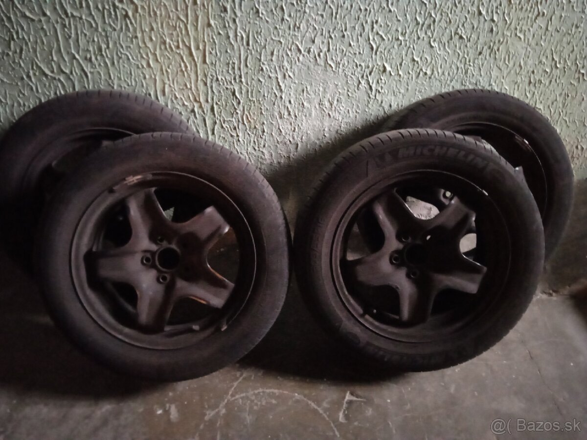 Pneumatiky+disky 105x5 r16,  205/55 r 16