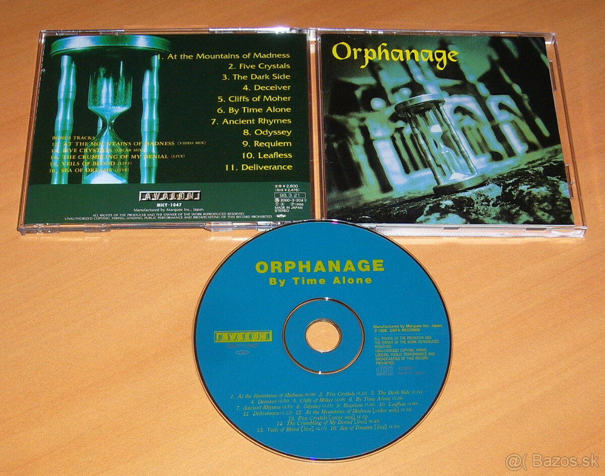 ORPHANAGE - "By Time Alone"  JAPAN