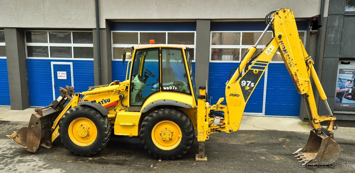 Komatsu WB 97S traktorbager  4x4