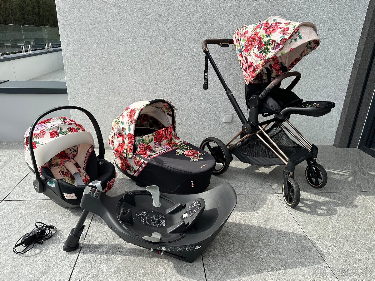 Cybex e-PRIAM Platinum Rose Gold 3in1, v Záruke