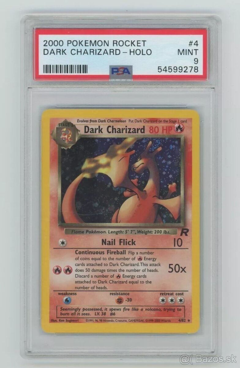 Dark Charizard Holo PSA 9