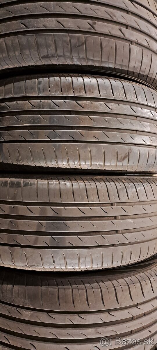 Predám 4ks jazdené letné 205/55r16-91H Nexen