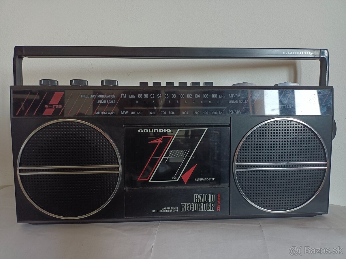 Grundig RR335 radiomagnetofon retro kazeťák