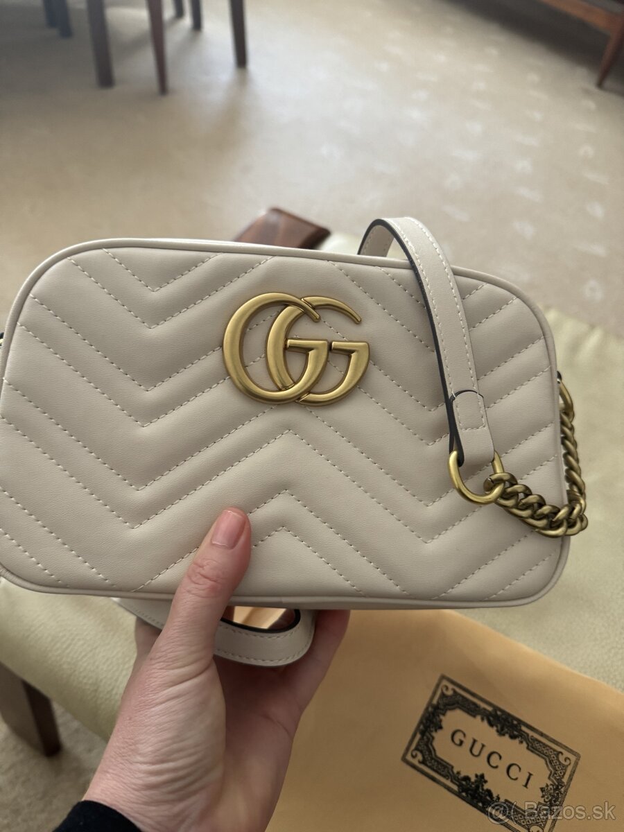 Kabelka na styl gucci marmont camera bag