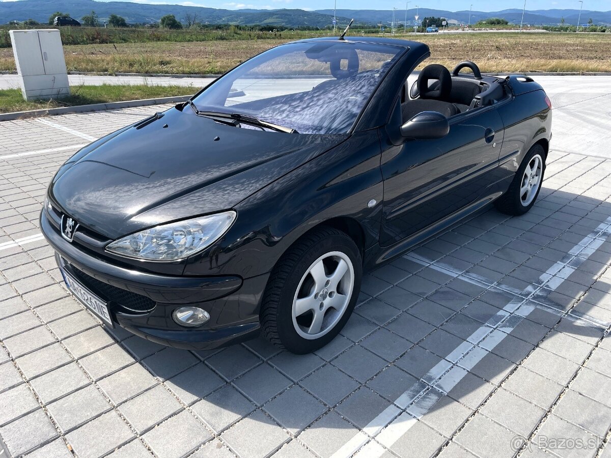 Peugeot 206 CC 1.6i 16V Cabrio Black & Silver Edition