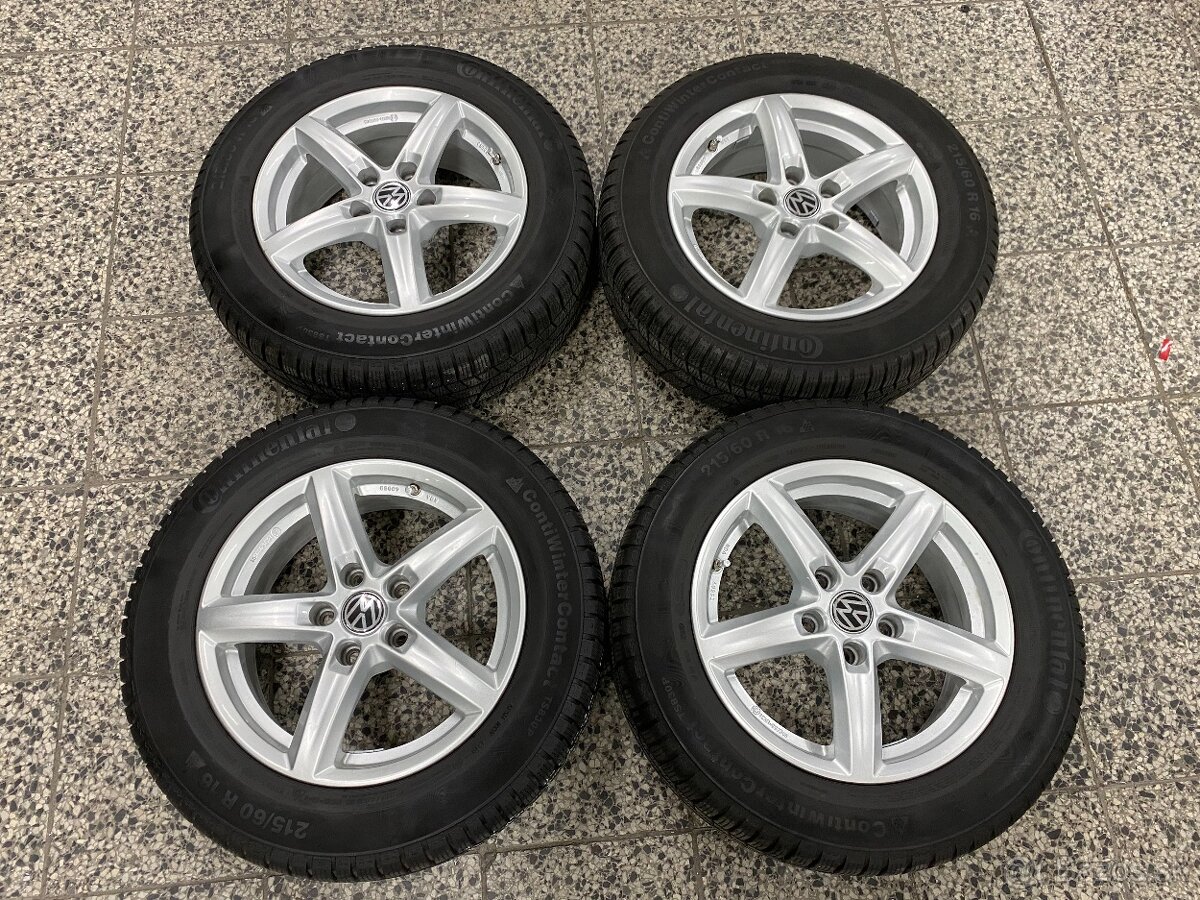 Zimné komplety na hliníkových diskoch 5x112 R16 Continental