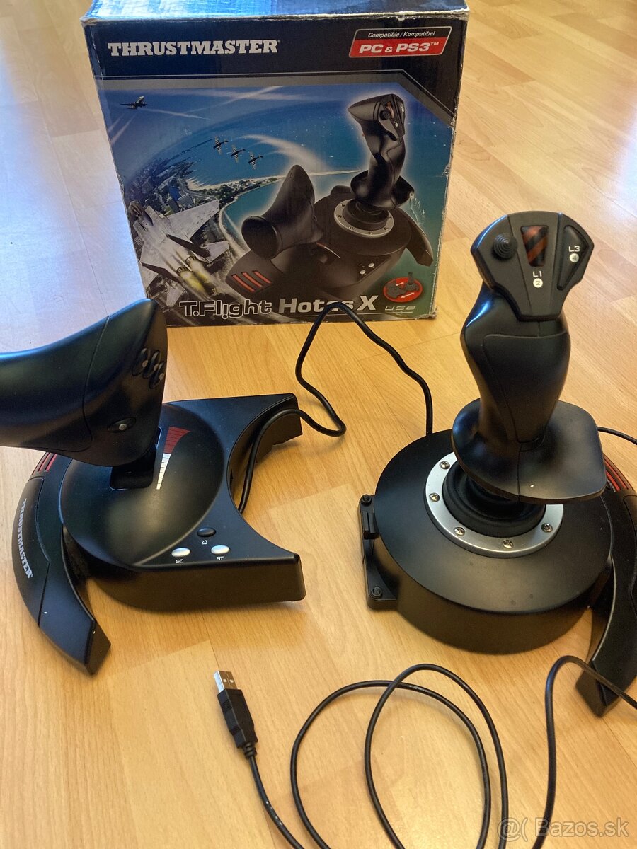 Predám letecký joystick Thrustmaster T.Flight Hotas X