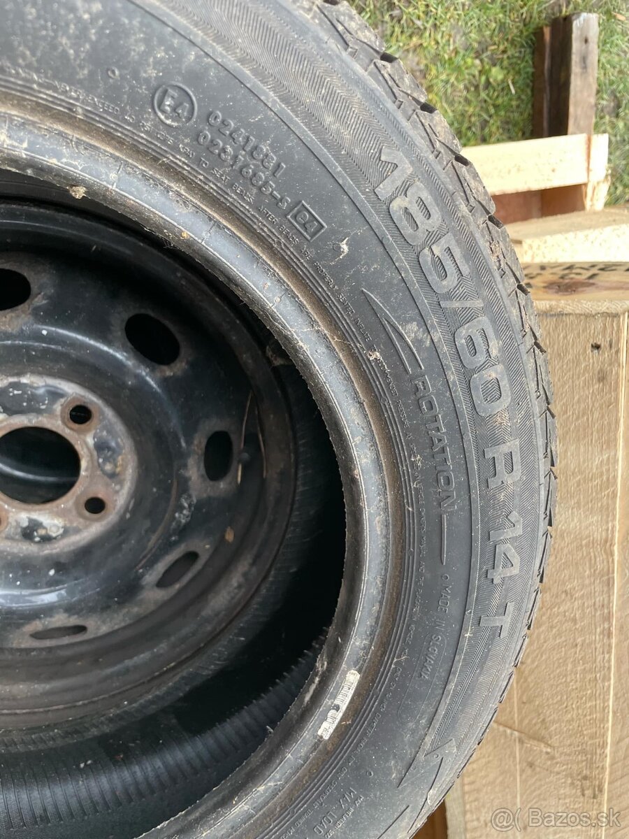 Zimna sada disky + pneu 185/60 R14