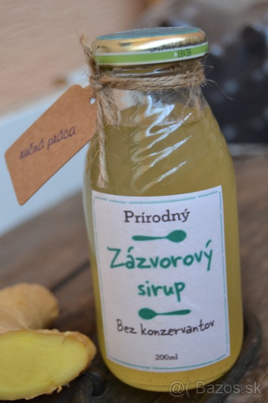 Prírodný Zázvorový sirup - proti Prechladnutiu