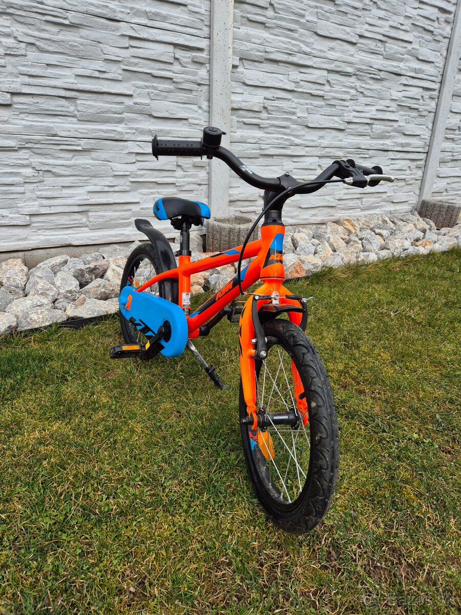 Detský bicykel 16 Ktm