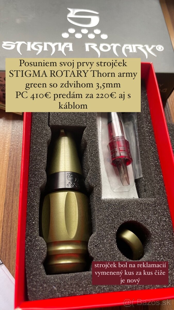 STIGMA ROTARY THORN 3.5mm zdvih