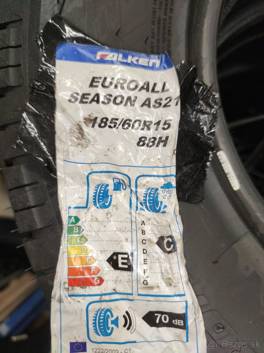 Celoročné uplne nové.Falken EuroAllSeason AS210 185/60R15