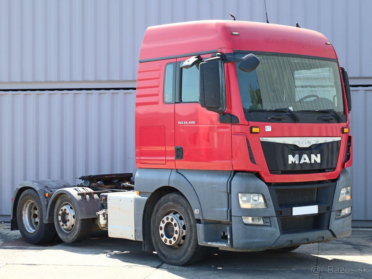 MAN TGX 24.440, 6x2, HYDRAULIKA, EURO 6, RETARDÉR, ZVEDACÍ N