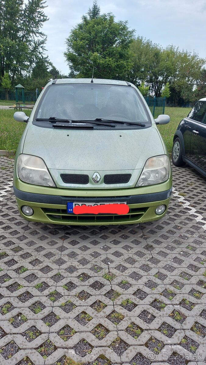 Predám na náhradné diely Renault scénic 1,9 dci