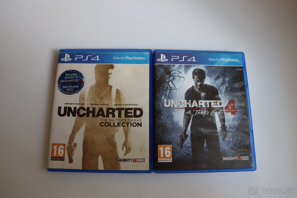 UNCHARTED 1-4 pre PS4