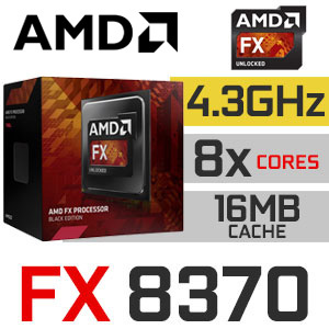 CPU AMD Vishera FX-8370 socket AM3+ TURBO 4,3Ghz