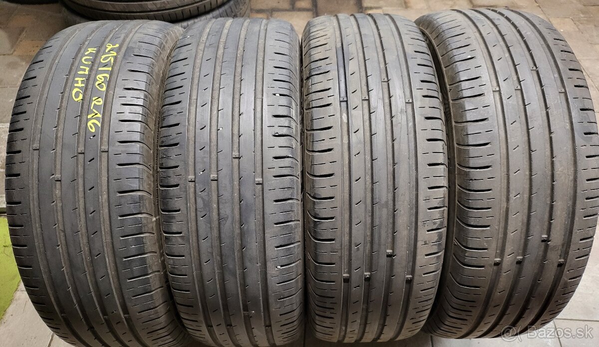 215/60 R16 Kumho letne pneumatiky  mam len 2ks