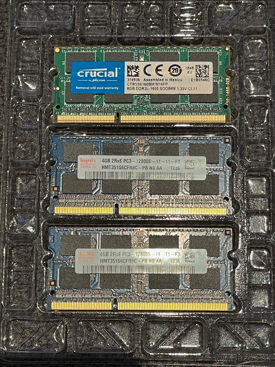 Crucial 8gb + 2x Hynix 4gb