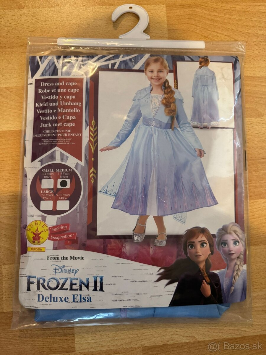 Predam Detský kostým Frozen Elsa RUBIES 300506