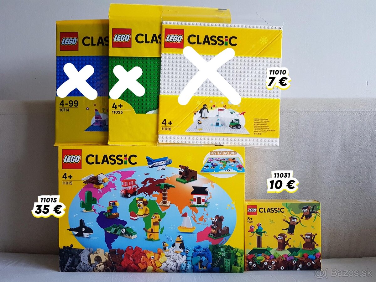 Nové zapečatené sety LEGO Classic