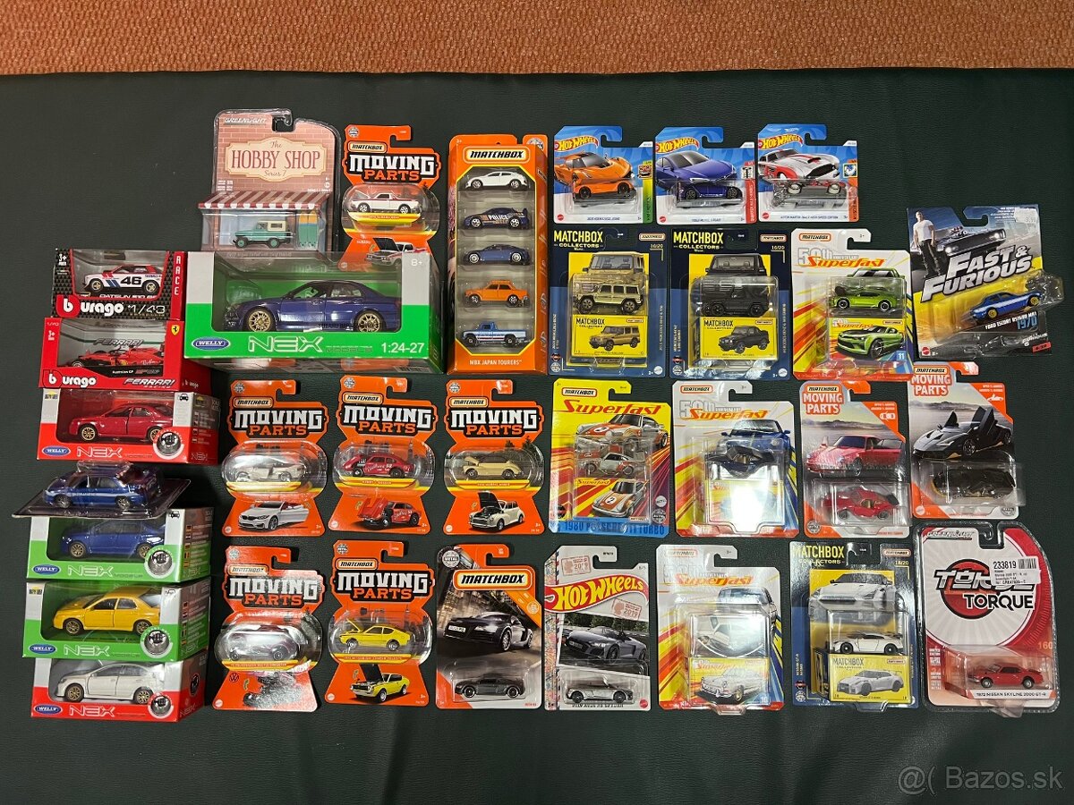 Matchbox , Burago , Hot Wheels , Welly , Greenlight - modely