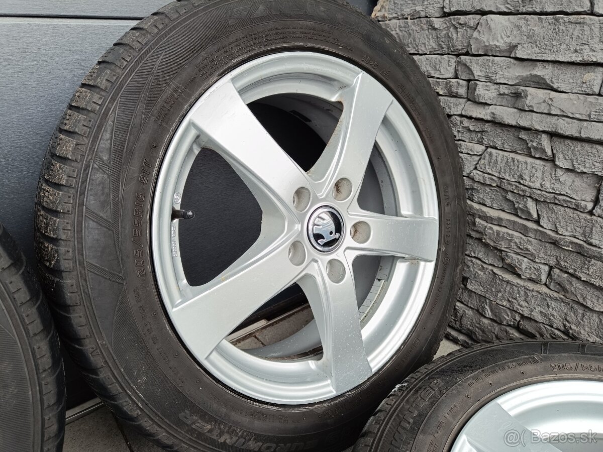 Zimná sada 16" 5x112 Škoda Octavia 205/55 R16