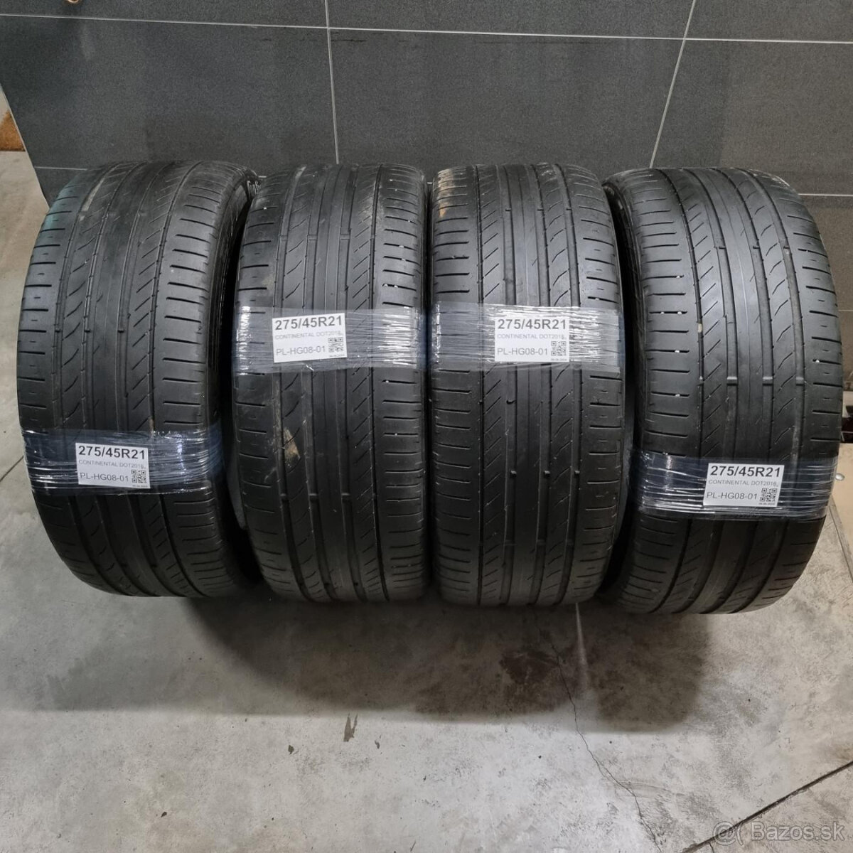 Letné pneumatiky 275/45 R21 CONTINENTAL DOT2018