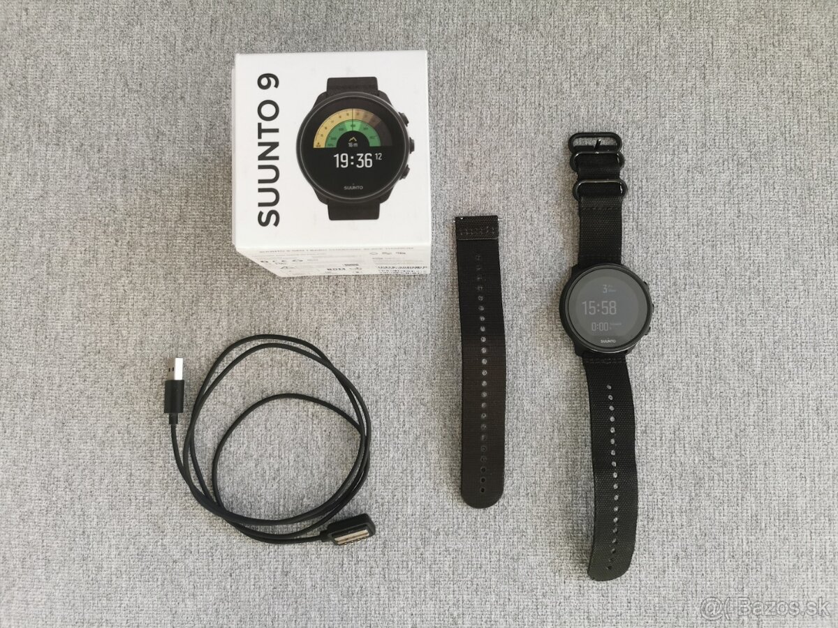 Suunto 9 Baro Charcoal Black Titanium