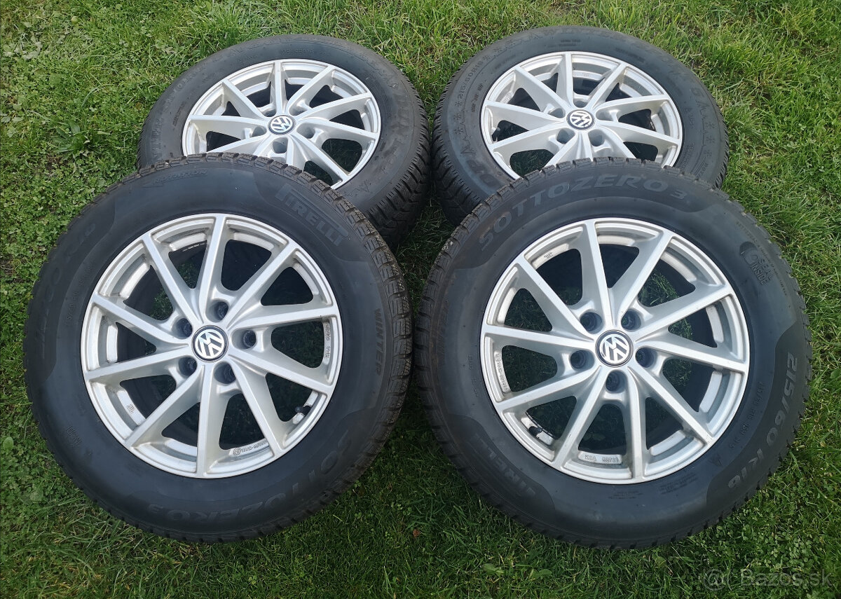 Zimné kolesá originál VW 5x112 r16 2023